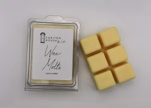 Lemon Sherbet Wax Melts, in and out of pack